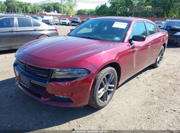 2C3CDXJG4KH600982 2019 DODGE CHARGER Бордовый 