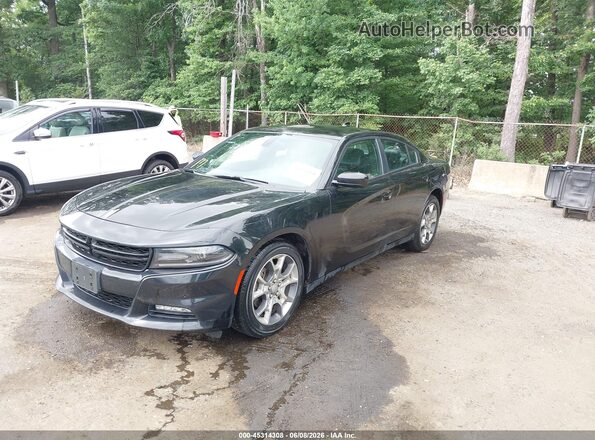 2C3CDXJG5GH324335 2016 DODGE CHARGER Black Передня ліва чверть
