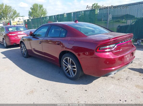 2C3CDXJG5KH638091 2019 DODGE CHARGER Red Trasero izquierdo