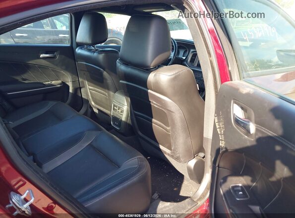 2C3CDXJG5KH638091 2019 DODGE CHARGER Red Vista de la etiqueta del VIN