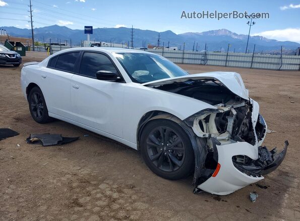 2C3CDXJG5LH120211 2020 DODGE CHARGER White Передня права чверть