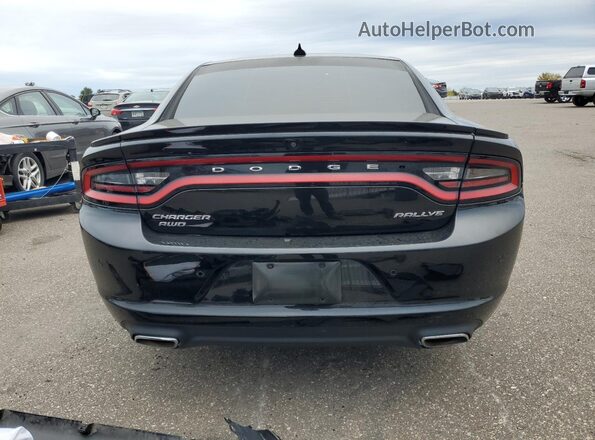 2C3CDXJG6GH206410 2016 DODGE CHARGER Черный Вид сзади