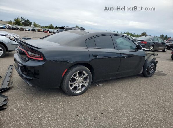 2C3CDXJG6GH206410 2016 DODGE CHARGER Черный Задняя правая четверть