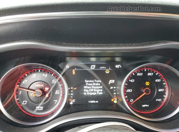 2C3CDXJG6GH206410 2016 DODGE CHARGER Черный Вид щитка приборов