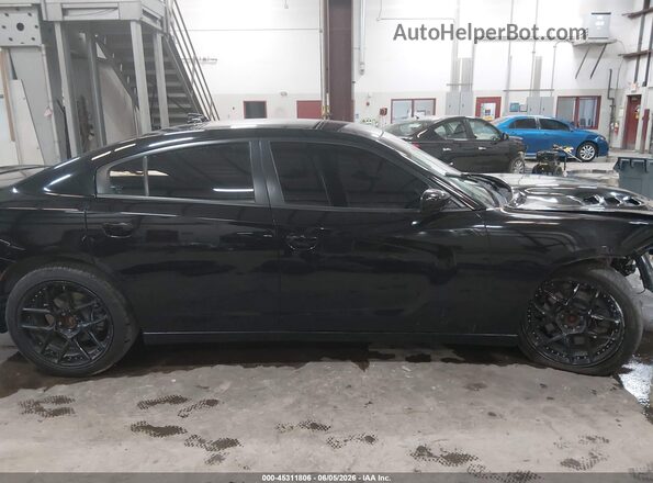2C3CDXJG6KH653876 2019 DODGE CHARGER Black Rear interior view