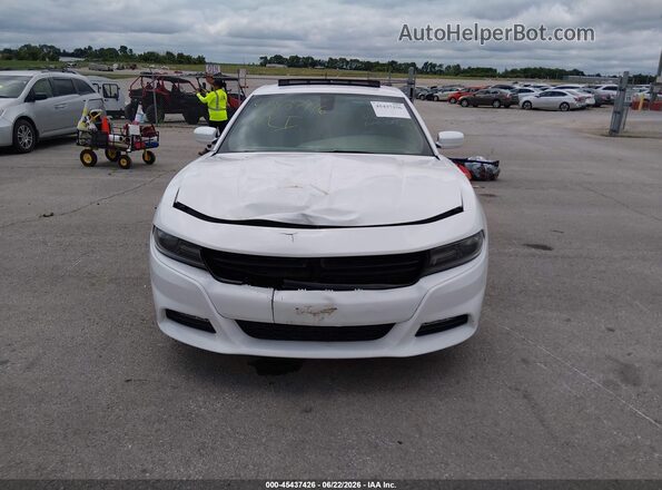 2C3CDXJG8GH351710 2016 DODGE CHARGER White Vista del salpicadero