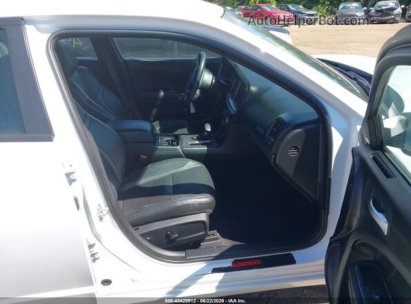 2C3CDXJG8KH591753 2019 DODGE CHARGER White წინა სალონის ხედი