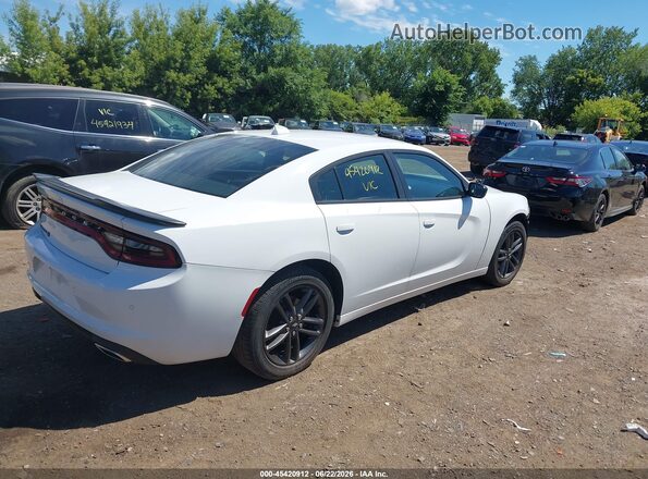 2C3CDXJG8KH591753 2019 DODGE CHARGER White უკანა მარჯვენა
