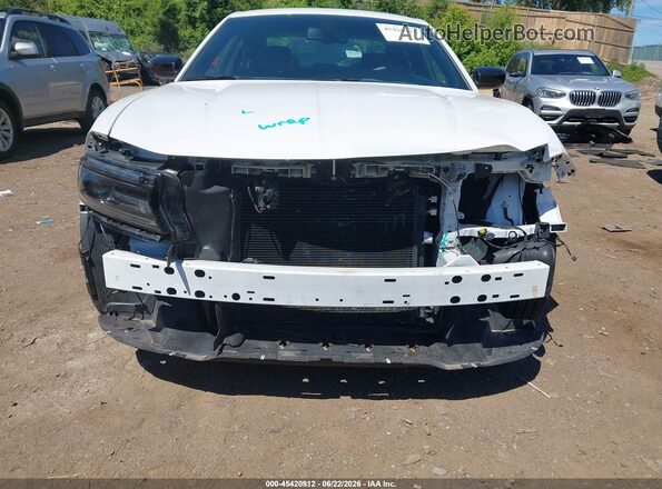 2C3CDXJG8KH591753 2019 DODGE CHARGER White ხელსაწყოთა პანელის ხედი