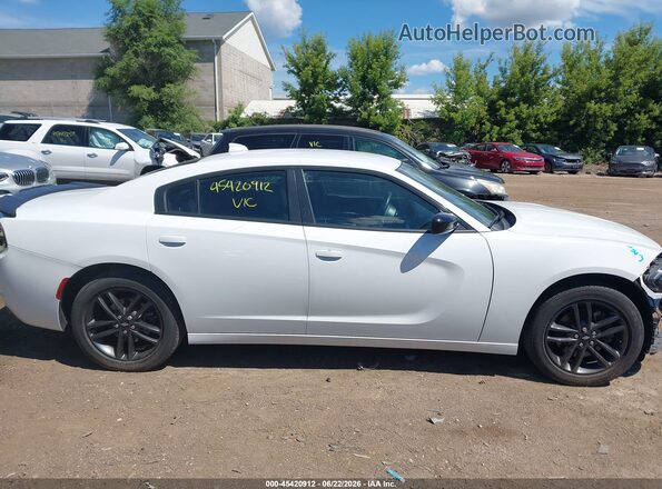 2C3CDXJG8KH591753 2019 DODGE CHARGER White უკანა სალონის ხედი