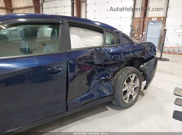 2C3CDXJG9HH505486 2017 DODGE CHARGER Dark Blue Вид спереду
