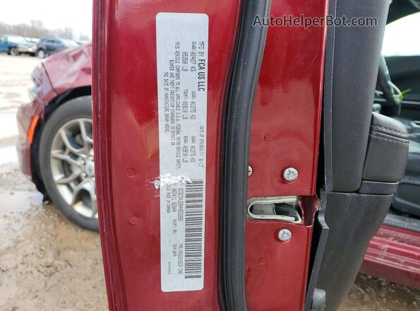 2C3CDXJG9HH653265 2017 DODGE CHARGER Maroon Вид підкапотного простору