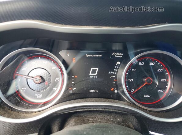 2C3CDXJG9JH136263 2018 DODGE CHARGER Black Instrument cluster view