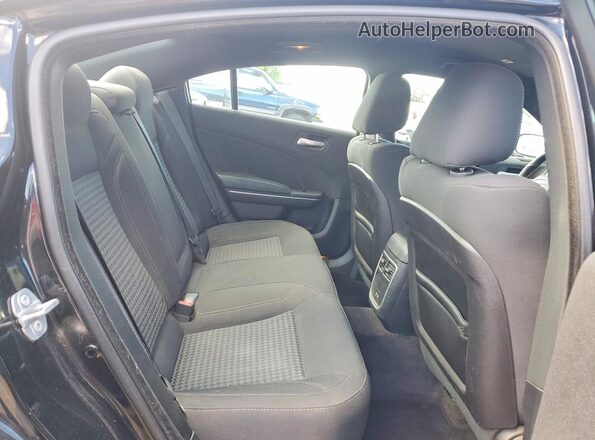2C3CDXJG9JH136263 2018 DODGE CHARGER Black Rear seats view
