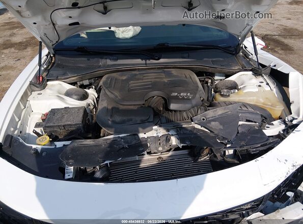 2C3CDXJG9JH253602 2018 DODGE CHARGER White Հետևի տեսք