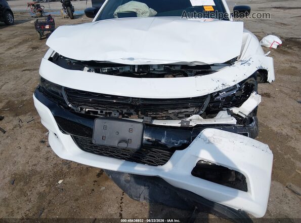 2C3CDXJG9JH253602 2018 DODGE CHARGER White Դիմացի տեսք