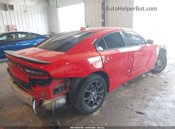 2C3CDXJGXJH230880 2018 DODGE CHARGER Red Tył prawy