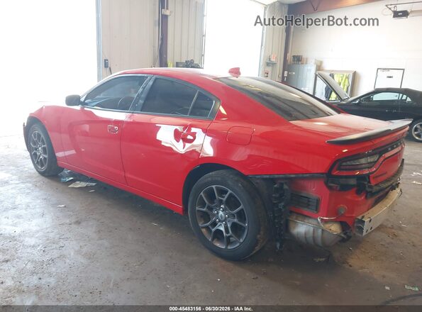2C3CDXJGXJH230880 2018 DODGE CHARGER Red Tył lewy