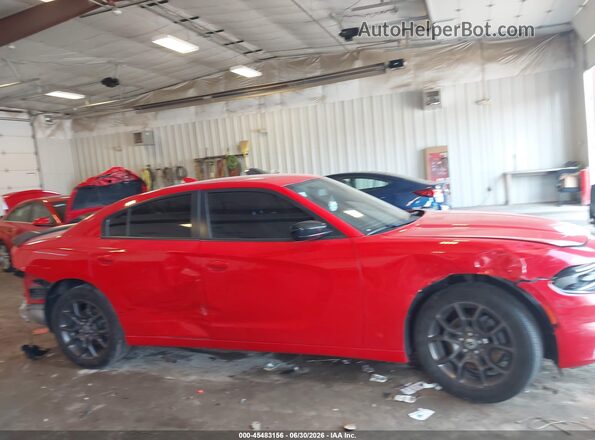 2C3CDXJGXJH230880 2018 DODGE CHARGER Red Widok wnętrza z tyłu