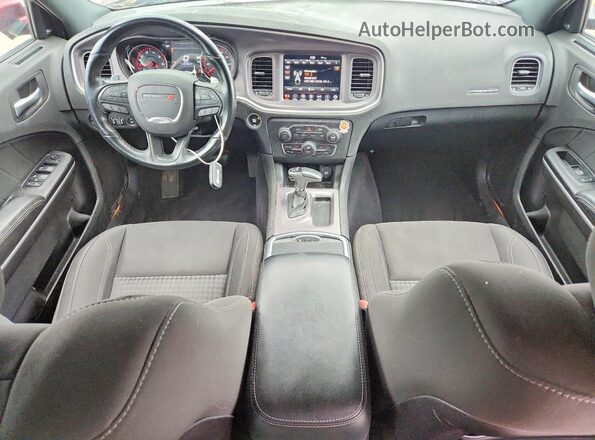 2C3CDXJGXKH678974 2019 DODGE CHARGER Burgundy Առջևի վահանակի տեսք
