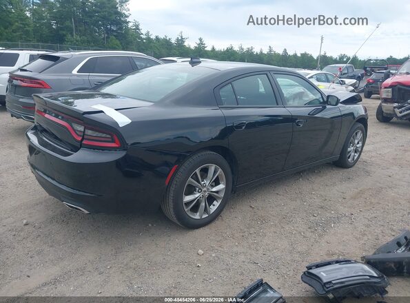 2C3CDXJGXPH632553 2023 DODGE CHARGER Черный Задняя правая четверть