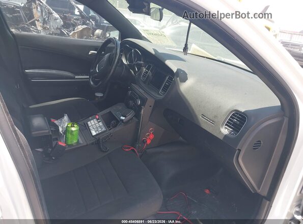 2C3CDXKG6MH540835 2021 DODGE CHARGER White Вид салону спереду