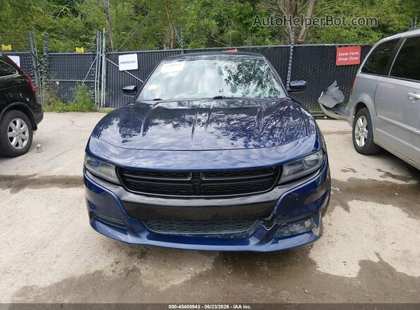 2C3CDXKT0HH632512 2017 DODGE CHARGER Blue Widok z przodu