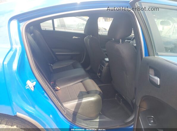2C3CDXKT2KH676809 2019 DODGE CHARGER Blue Vista de la etiqueta del VIN