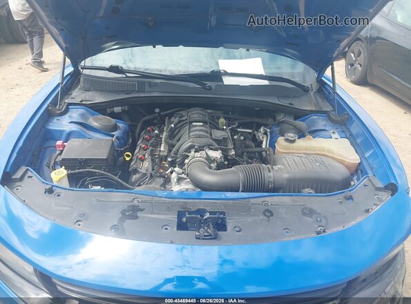 2C3CDXKT2KH676809 2019 DODGE CHARGER Blue Vista trasera