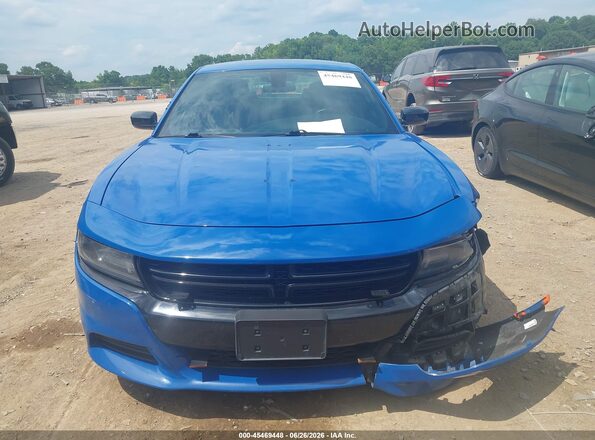 2C3CDXKT2KH676809 2019 DODGE CHARGER Blue Vista del cuadro de instrumentos