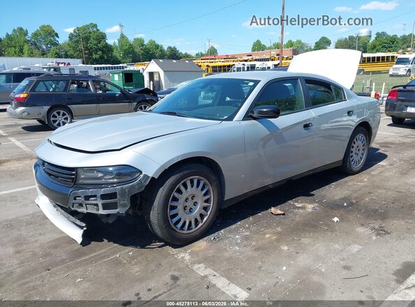 2C3CDXKT3JH248715 2018 DODGE CHARGER Silver Przód lewy