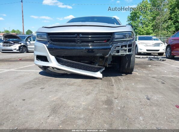 2C3CDXKT3JH248715 2018 DODGE CHARGER Silver Widok z przodu