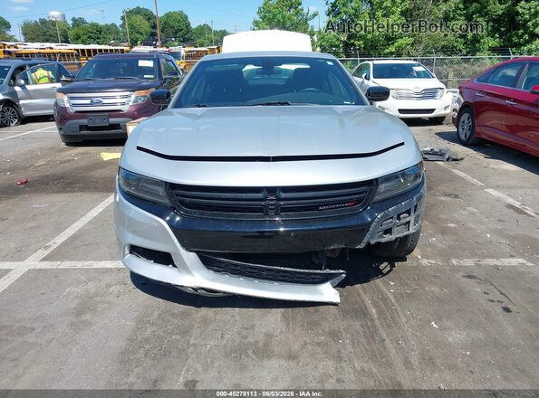 2C3CDXKT3JH248715 2018 DODGE CHARGER Silver Widok wnętrza z tyłu