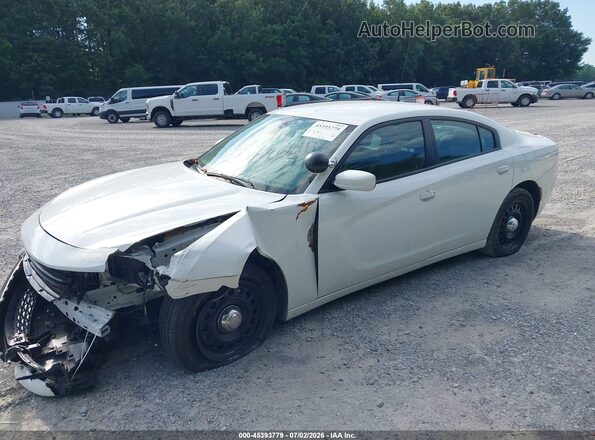 2C3CDXKT4LH130420 2020 DODGE CHARGER Белый Передняя левая четверть