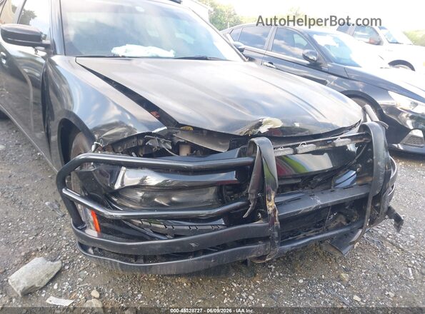 2C3CDXKT5KH726926 2019 DODGE CHARGER Black Widok z przodu