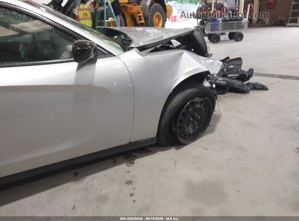 2C3CDXKT6KH514732 2019 DODGE CHARGER Silver Widok z przodu