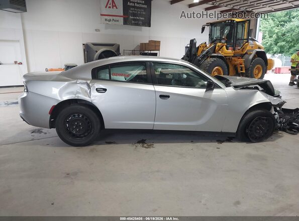 2C3CDXKT6KH514732 2019 DODGE CHARGER Silver Widok wnętrza z tyłu