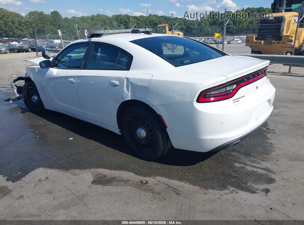 2C3CDXKT7KH749642 2019 DODGE CHARGER White Tył lewy