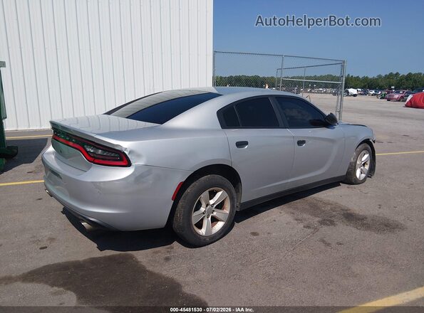 2C3CDXKT8GH268113 2016 DODGE CHARGER Silver Задня права чверть