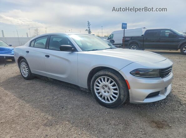 2C3CDXKTXLH127523 2020 DODGE CHARGER Серебряный Передняя правая четверть