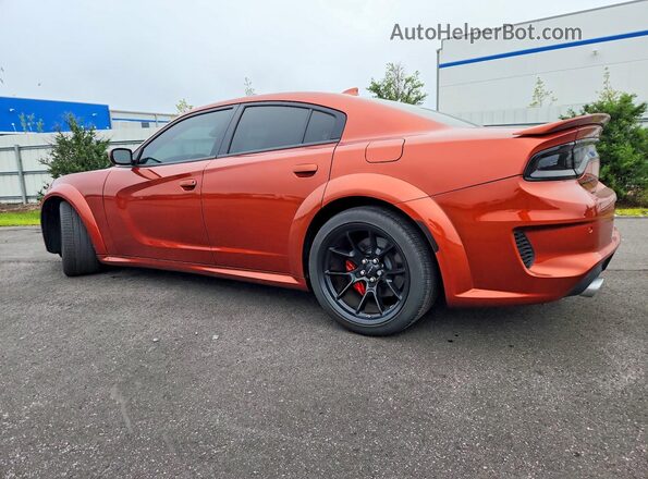 2C3CDXL90MH526087 2021 DODGE CHARGER Orange Հետևի ձախ
