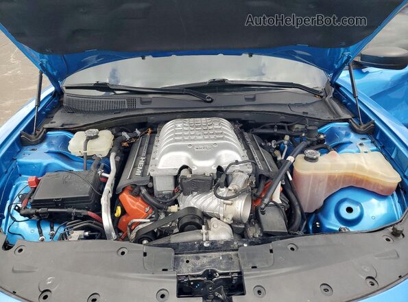2C3CDXL91KH518660 2019 DODGE CHARGER Blue უკანა სალონის ხედი