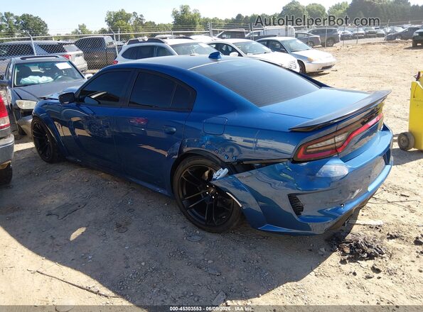 2C3CDXL91MH662325 2021 DODGE CHARGER Blue Tył lewy