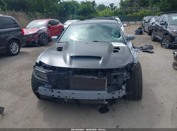 2C3CDXL93MH662326 2021 DODGE CHARGER Gray უკანა სალონის ხედი