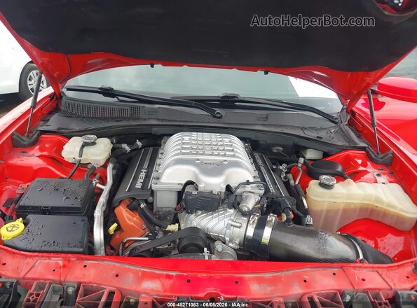 2C3CDXL9XJH215679 2018 DODGE CHARGER Red უკანა ხედი