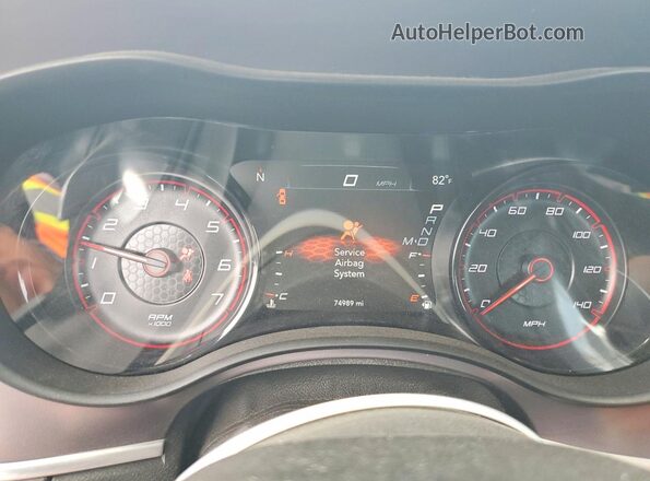 2C3CDXMG1LH221676 2020 DODGE CHARGER Silver Instrument cluster view