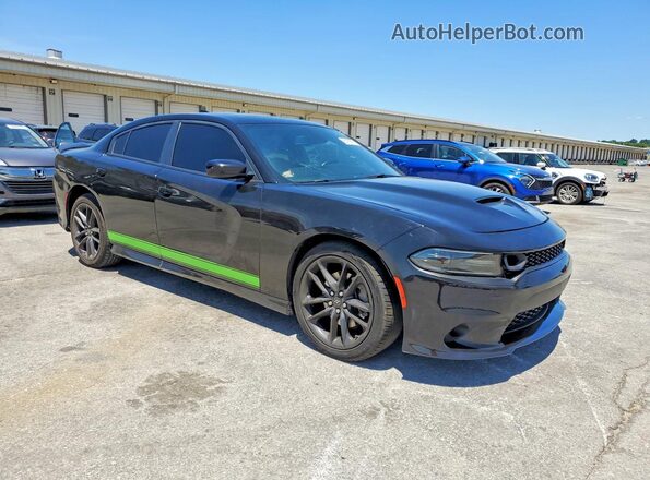 2C3CDXMG2MH592931 2021 DODGE CHARGER Black Front right