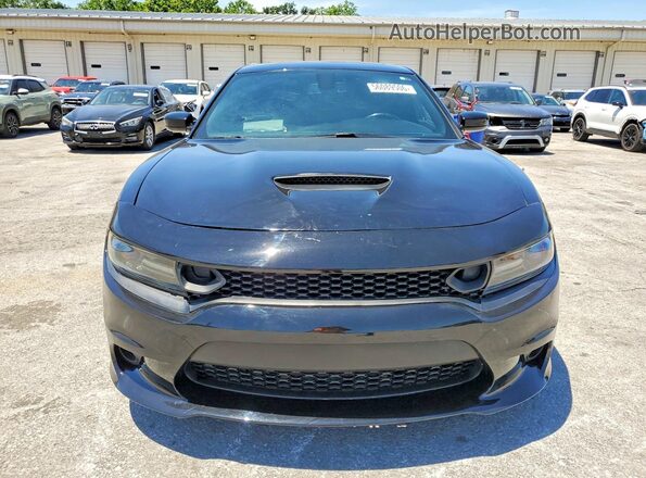 2C3CDXMG2MH592931 2021 DODGE CHARGER Black Front view