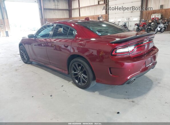 2C3CDXMG3MH613673 2021 DODGE CHARGER Red Trasero izquierdo