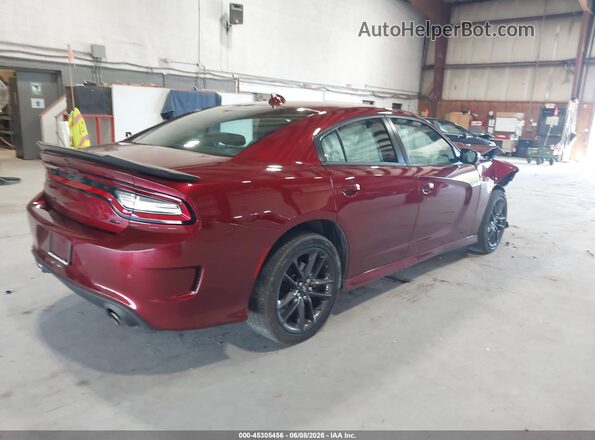2C3CDXMG3MH613673 2021 DODGE CHARGER Red Trasero derecho